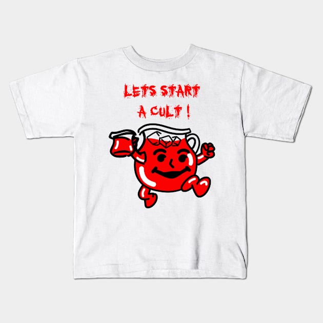 Lets start a cult - Retro Kids T-Shirt by Veljam